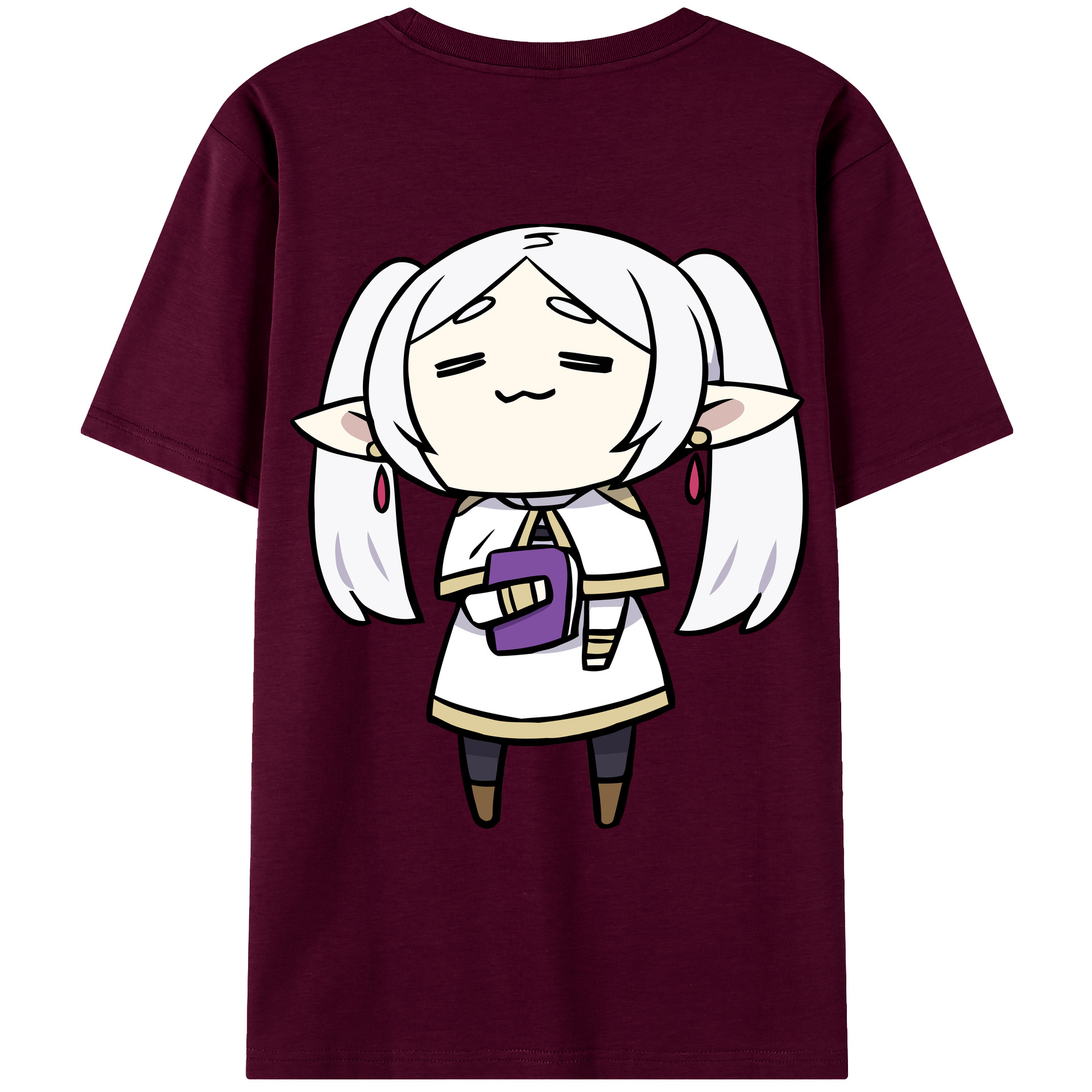 （画像用） 葬送のフリーレン Frieren レディース半袖Tシャツ(バックプリント)